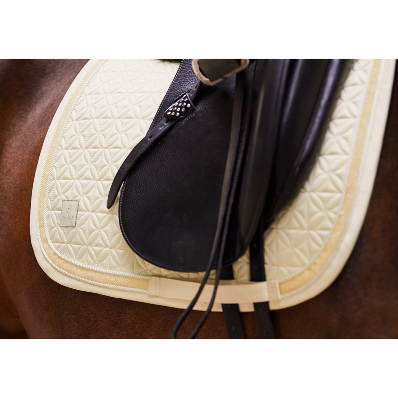 Eskadron Mattgloss Jewel Saddlecloth Platinum Pure SS23 - Sunflower-1